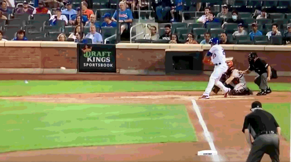 Juuuuuust a bit in front.