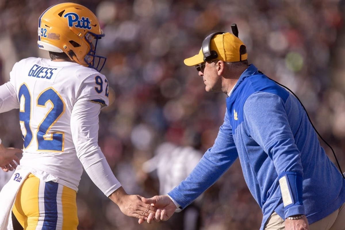 Pittsburgh head football coach Pat Narduzzi at the 89th Tony the Tiger Sun Bowl against UCLA, Friday, Dec. 30, 2022, at the Sun Bowl Stadium in El Paso, Texas.

Ucla V Pitt Sun Bowl