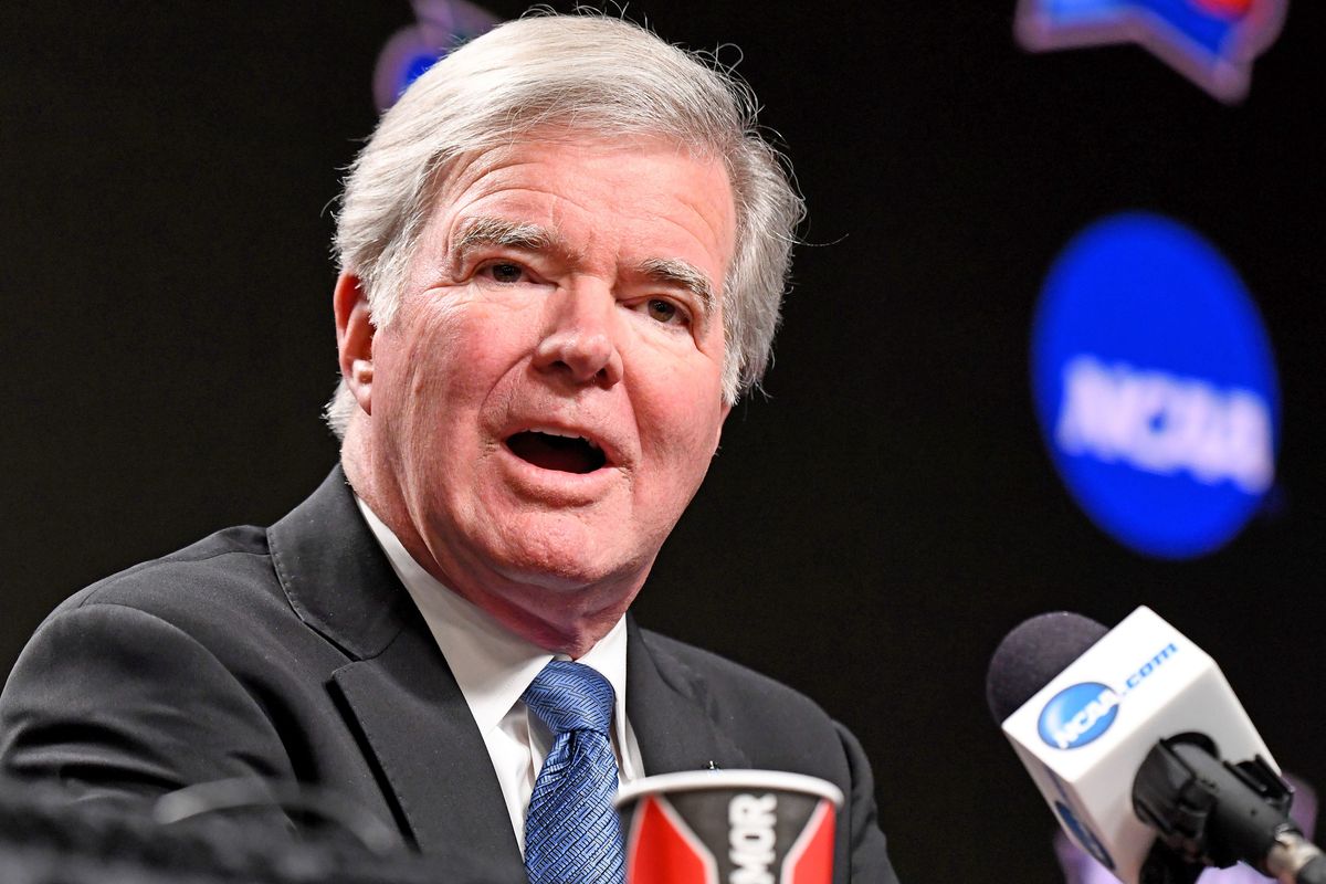 Mark Emmert is stepping down as head of the NCAA.