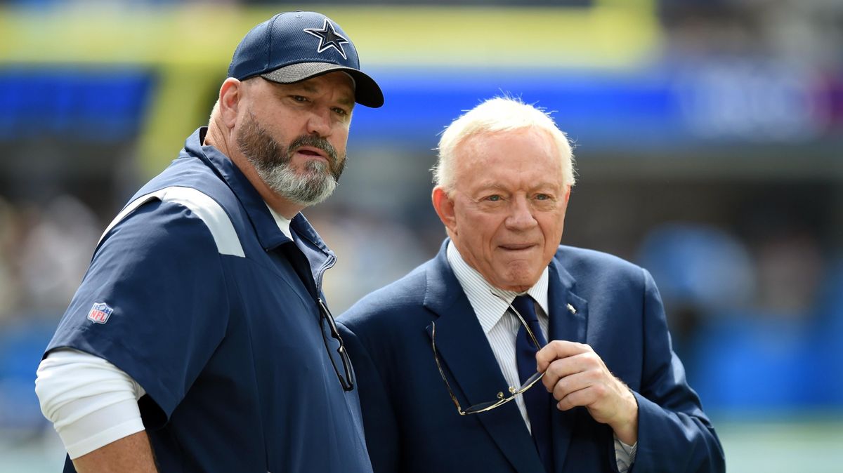 Jerry Jones (r.) and Mike McCarthy
