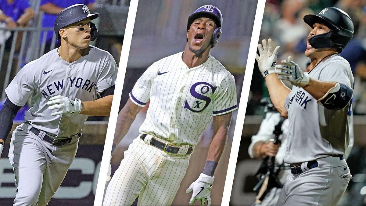 Aaron Judge. Tim Anderson and Giancarlo Stanton have dream night in the cornfield of Iowa.