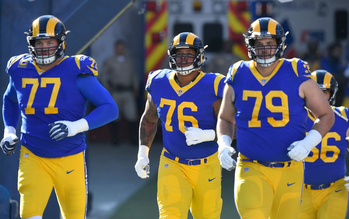 Andrew Whitworth, Rodger Saffold, and Rob Havenstein