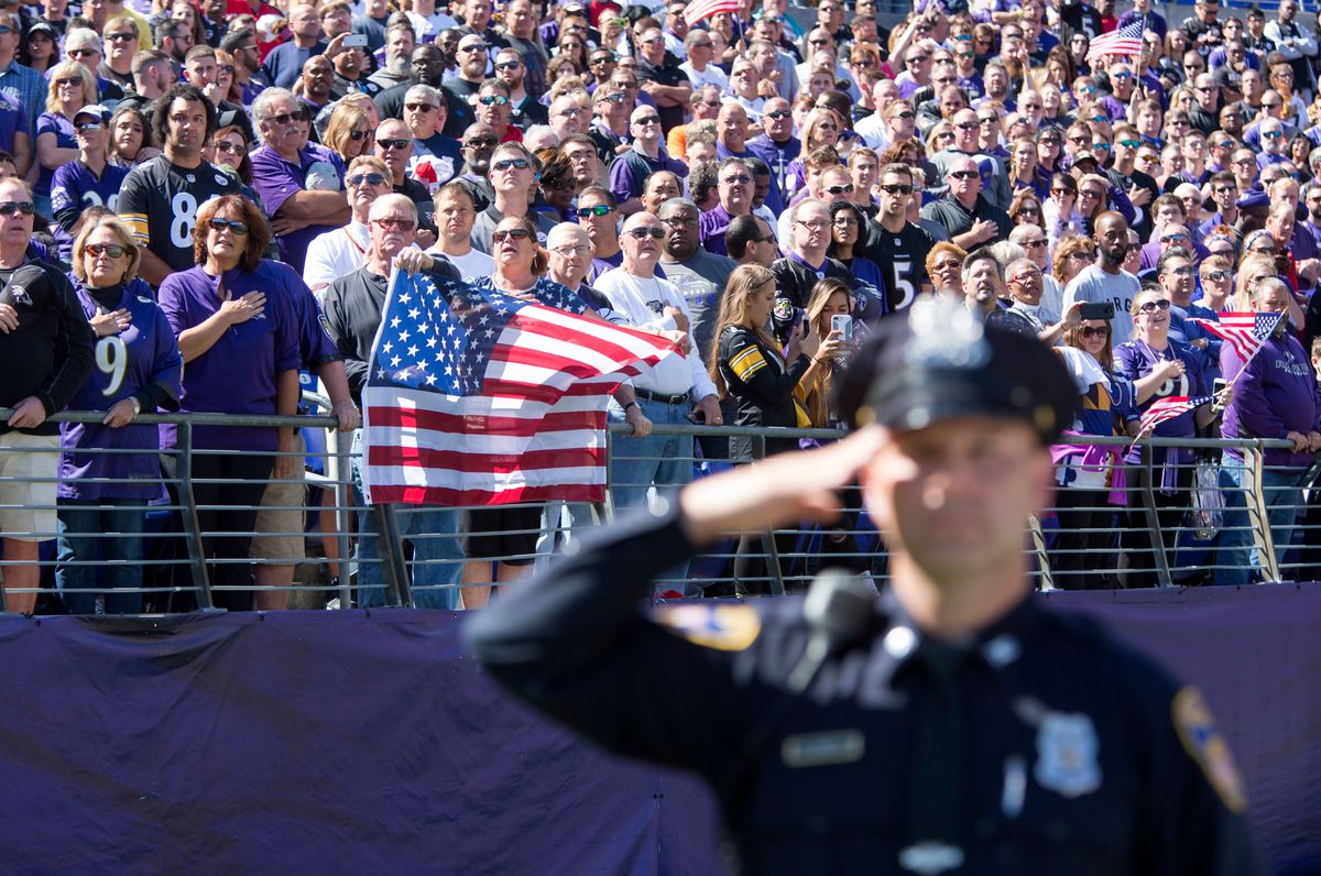 The flag reverers.