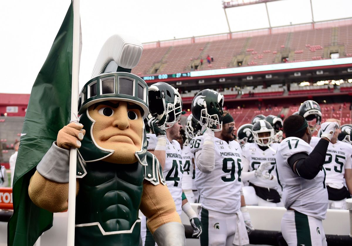 Blah, team, fight? Michigan State’s football team is under quarantine for two weeks.