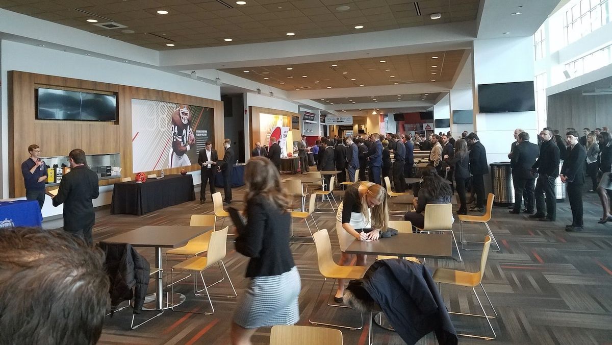 Photo provided by career fair attendee