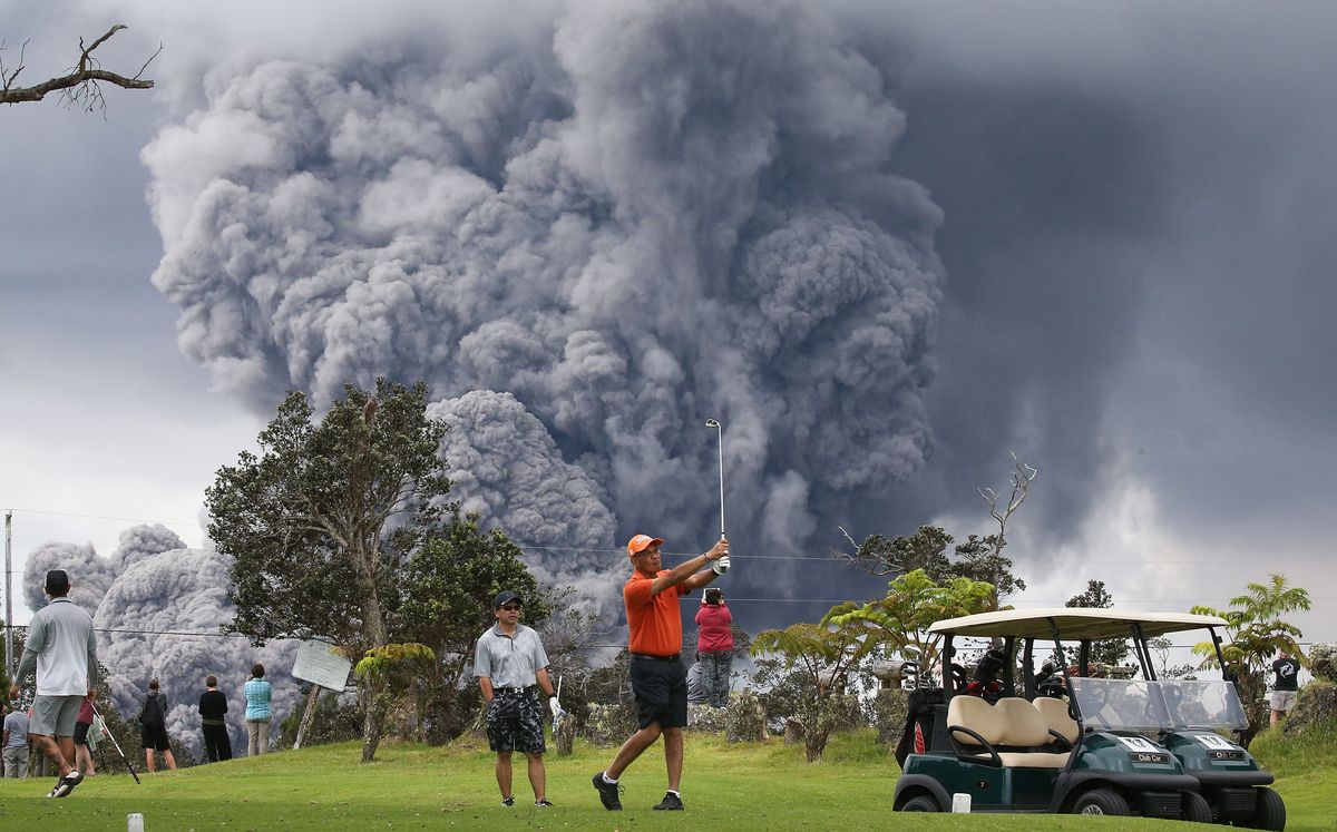 There are few groups of people who feel as outsized a sense of privilege as golfers. And whether it’s a volcano erupting nearby at a course in Hawaii in 2018 or the world being ravaged by a pandemic, they refuse to be told they can’t golf.