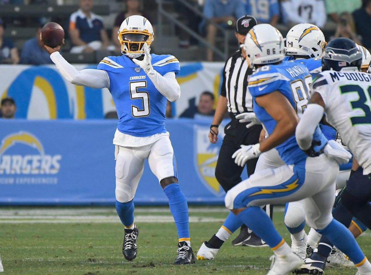 Tyrod Taylor barely appeared in a Chargers uniform this season. Might he never wear it again?