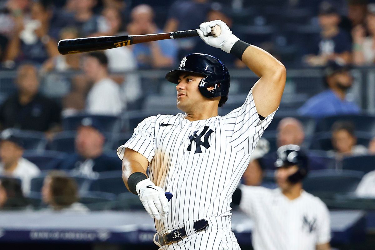 Just when you thought the Yankees’ season would sputter to an end with no silver linings in sight, here comes Jasson Dominguez, s macking.  Serves you right.