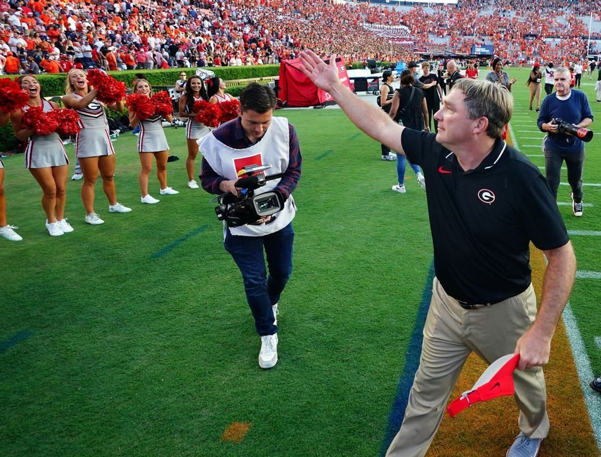 Georgia coach Kirby Smart could be celebrating another CFP bid in Atlanta this weekend -- or praying for the committee's mercy.
