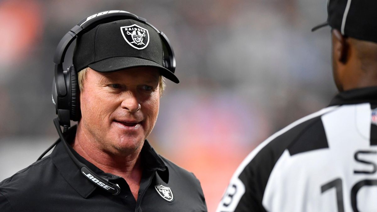 Jon Gruden would be facing actual consequences if the NFL or Mark Davis’ Raiders cared enough to act on their supposed commitment to inclusion.