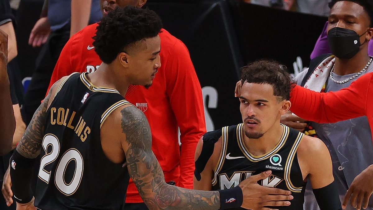 John Collins and Trae Young.