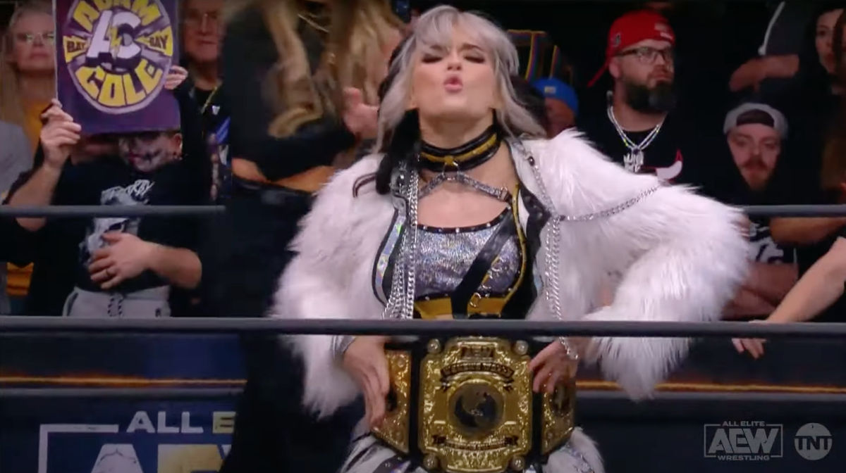 AEW women’s champion Jamie Hayter