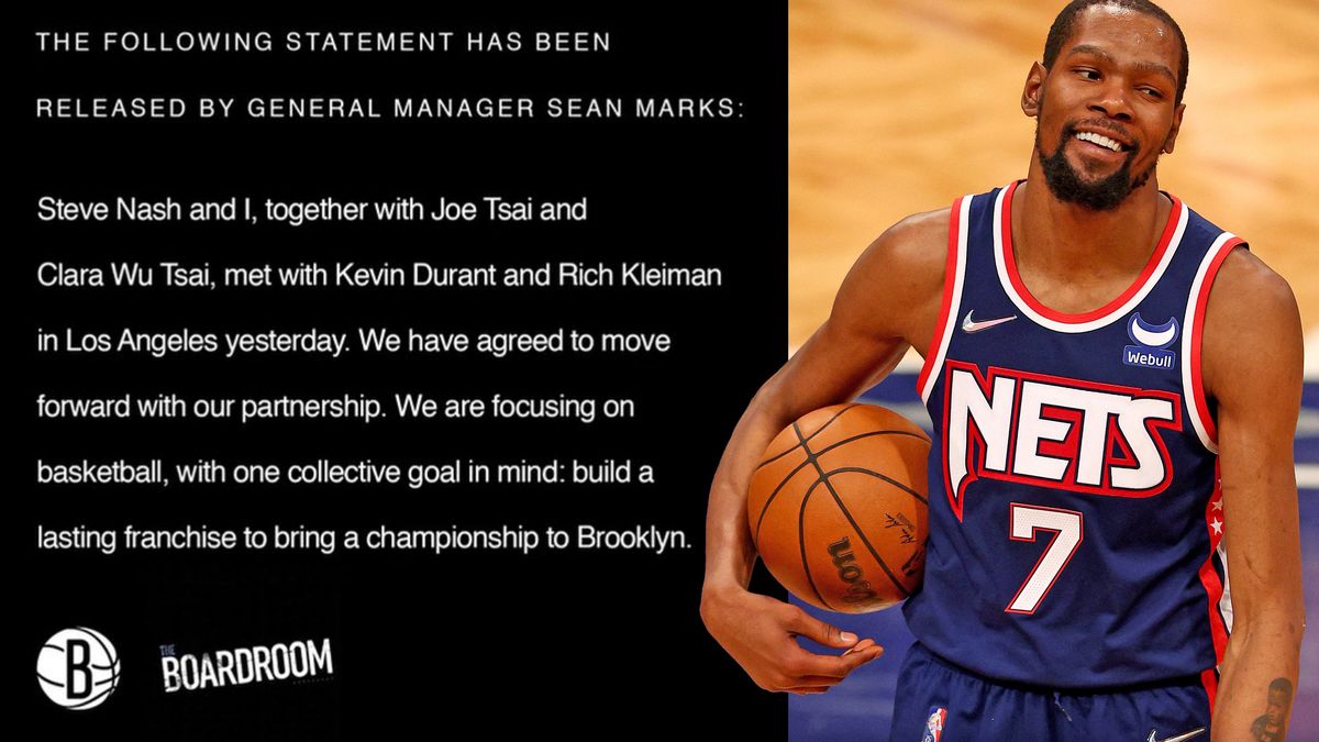 Kevin Durant is staying put.