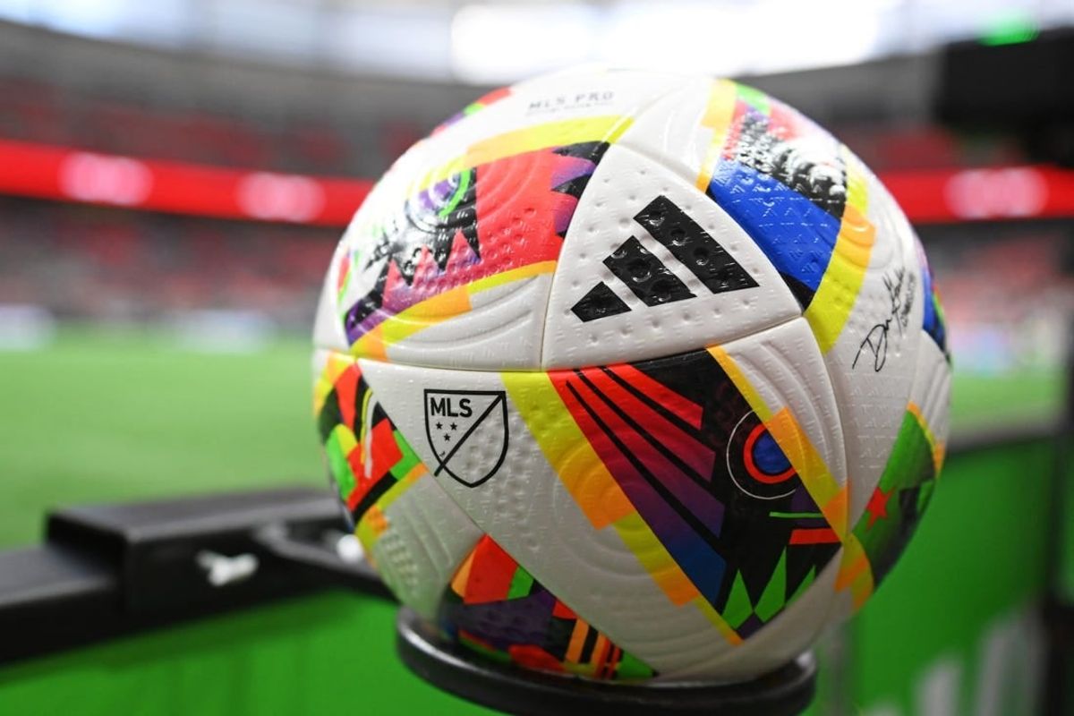 Mar 2, 2024; Vancouver, British Columbia, CAN; A general view of the game ball before the game between Vancouver Whitecaps FC and against Charlotte FC at BC Place.