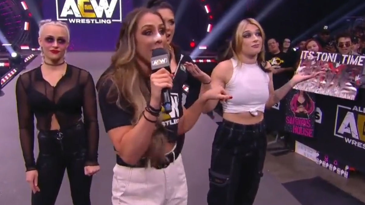 Jamie Hayter has gotten over despite playing second fiddle to Dr. Britt Baker