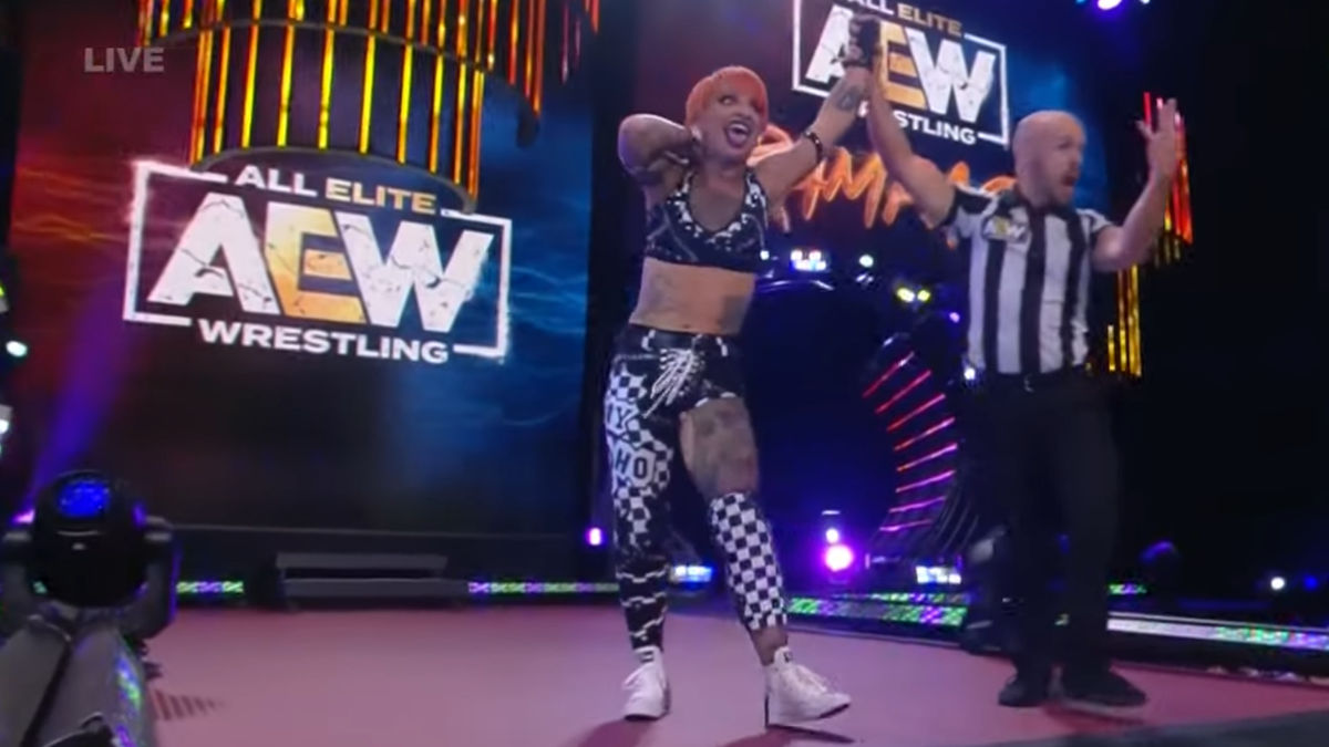 Ruby Soho’s match against The Bunny beat out a Roman Reigns/Brock Lesnar promo over on WWE.