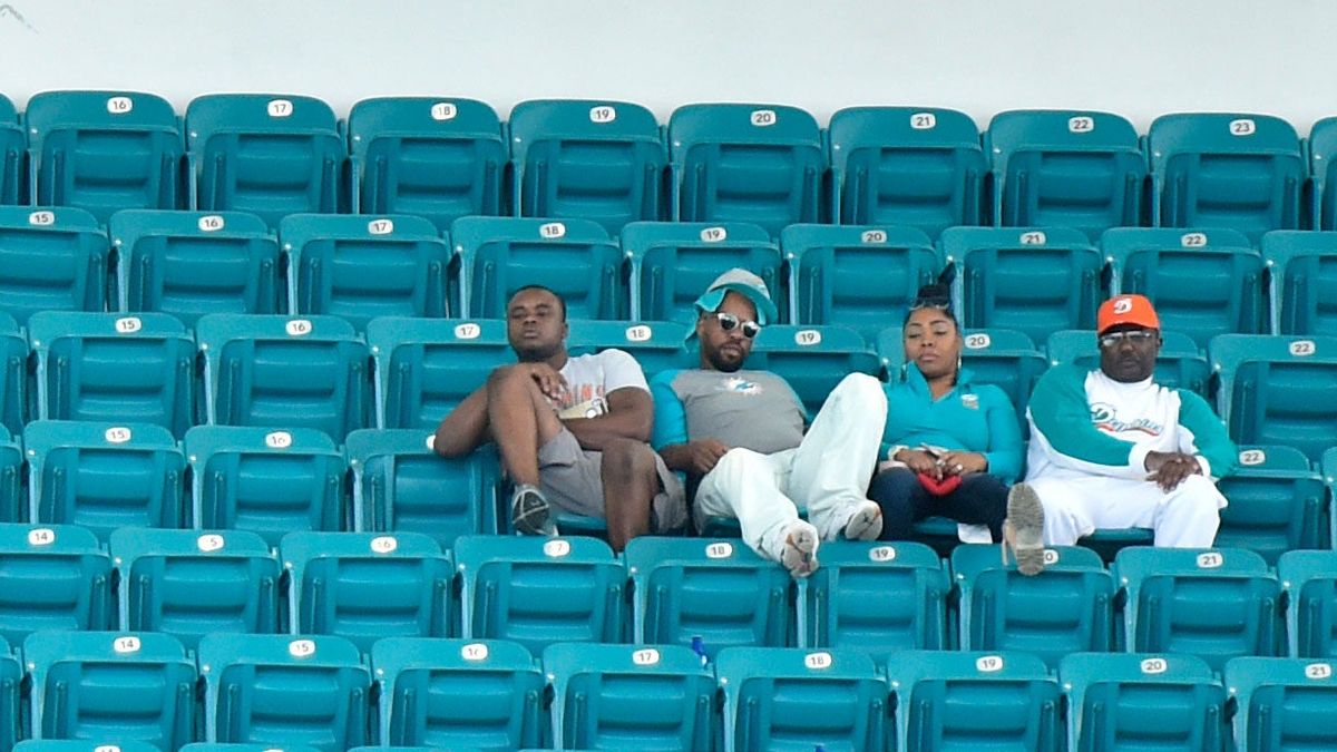 These fans had it worse than the fan who was robbed on Sunday: They stayed into the fourth quarter.