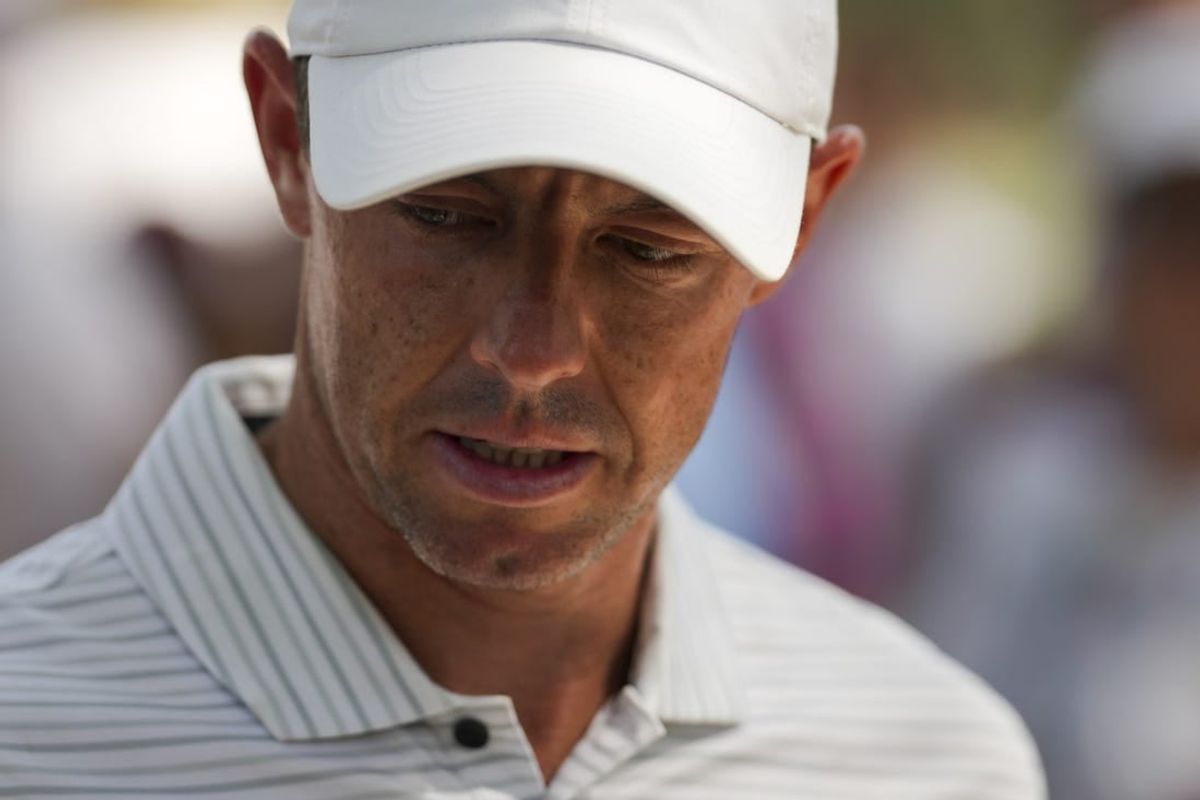 Apr 20, 2024; Hilton Head, South Carolina, USA; Rory McIlroy walks to the 15th tee during the third round of the RBC Heritage golf tournament.