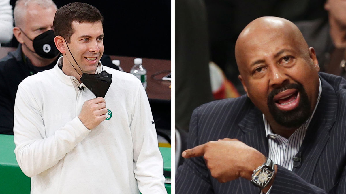According to reports, Indiana University offered a whole lot more money to Brad Stevens (left) than to Mike Woodson (right).