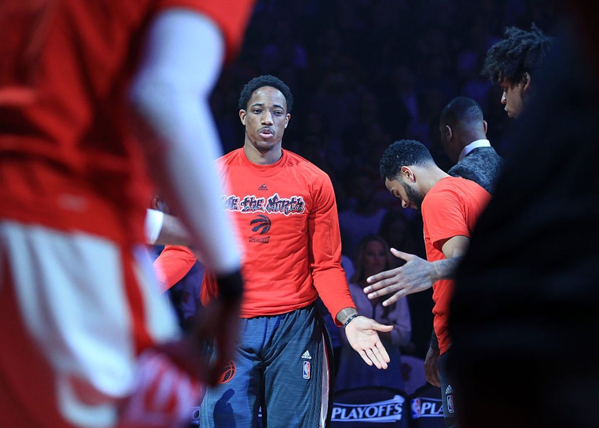 DeMar DeRozan, via  [object Object] .