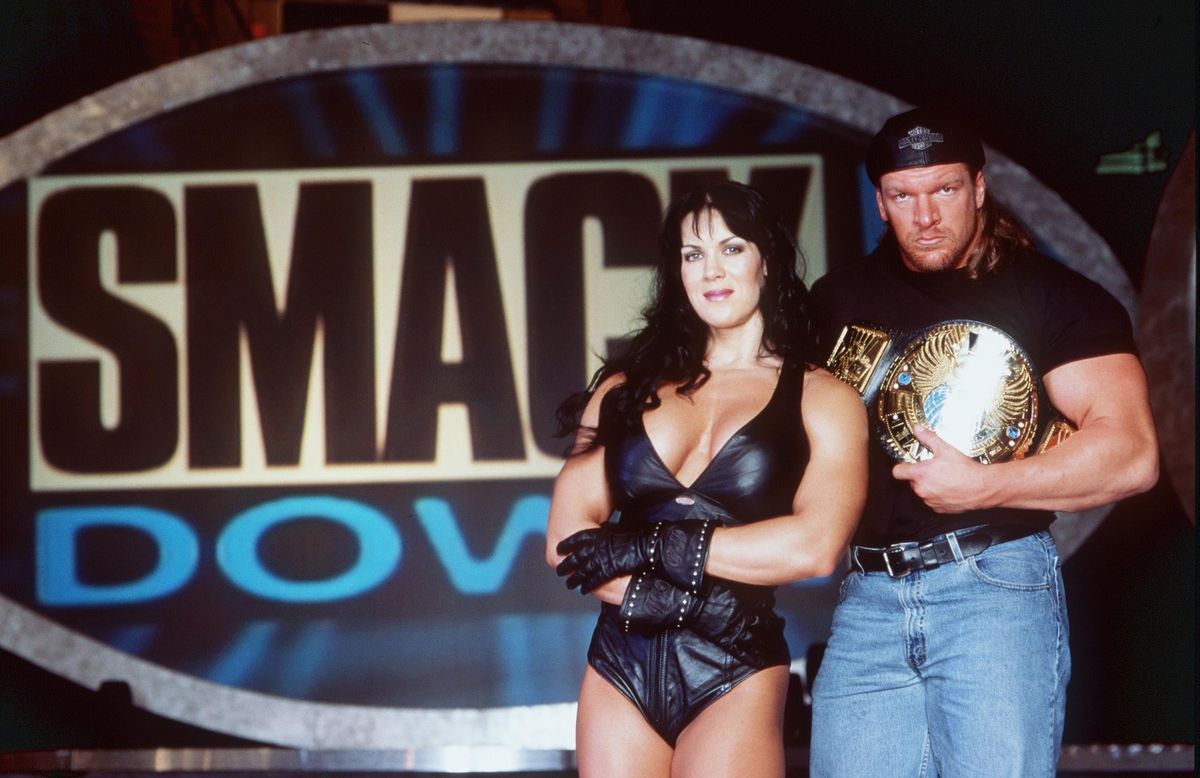 Chyna and Triple H in happier times.