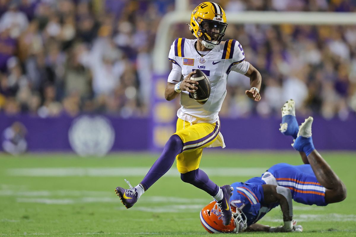 Jayden Daniels has put up record numbers for LSU.