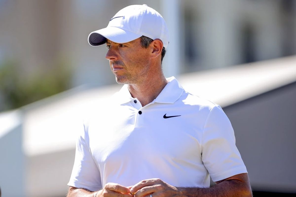 Apr 4, 2024; San Antonio, Texas, USA; Rory McIlroy of Ireland after teeing off from the 10th hole during the first round of the Valero Texas Open golf tournament.