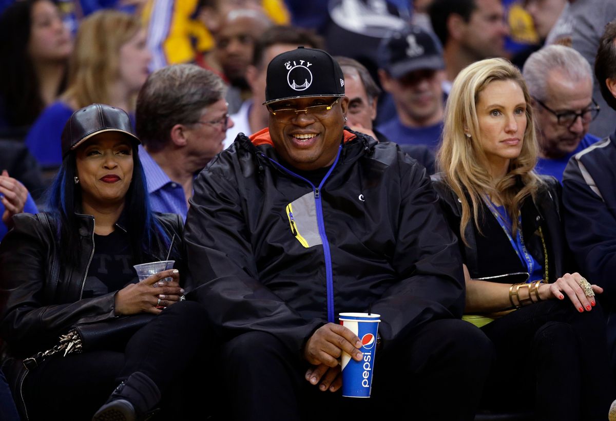 Of all the reasons to boot someone from their courtside seats, this is certainly one of them.