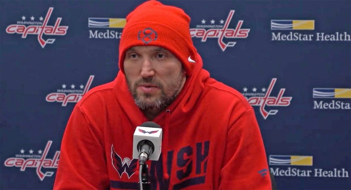 Alexander Ovechkin finally speaks to media about Russia’s invasion of Ukraine.