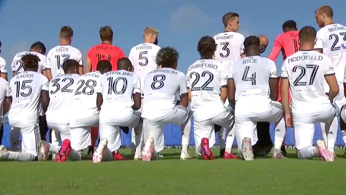 The Philadelphia Union appeared to hide their Black Lives Matter protest from MLS until the last possible moment.