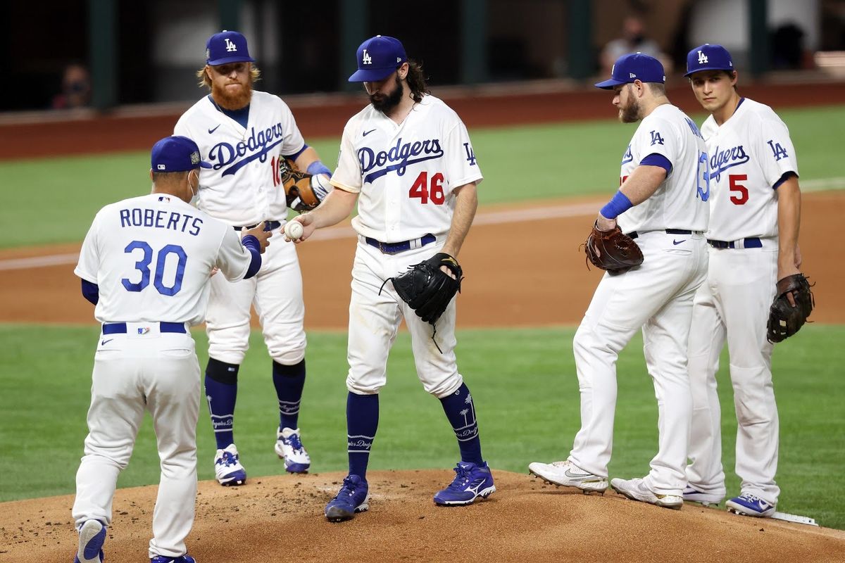 Dave Roberts continues to struggle with how to use his pitchers in the poststeason .