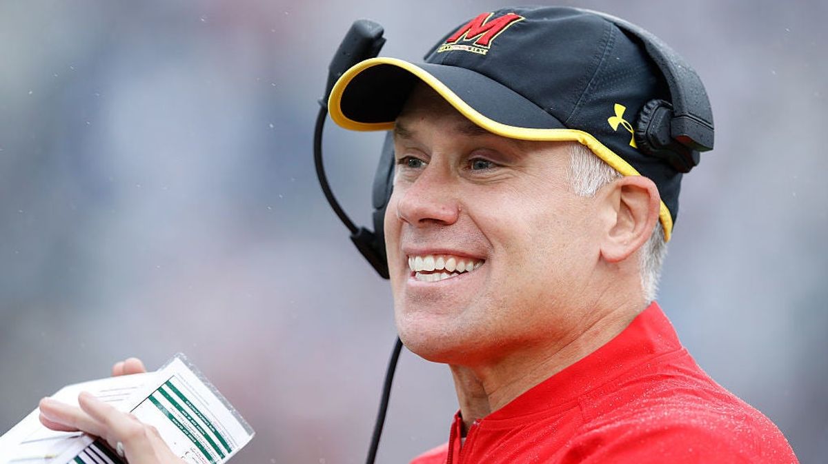 Maryland football head coach D.J. Durkin.