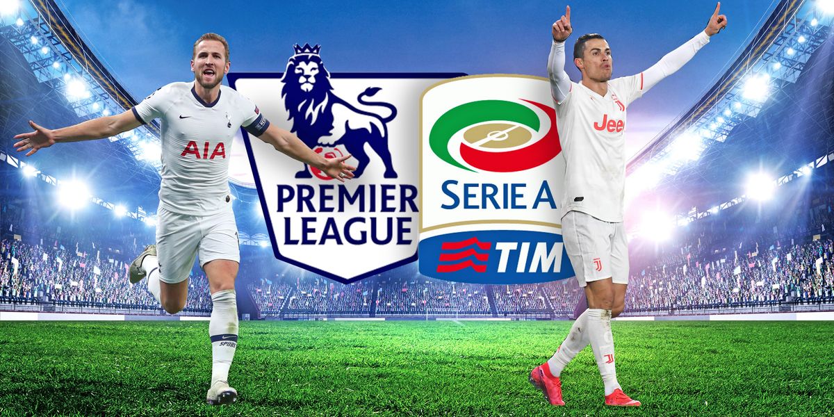 Return of England’s Premier League and Italy’s Serie  A means Harry Kane (l.)  and Ronaldo will be back in action soon.