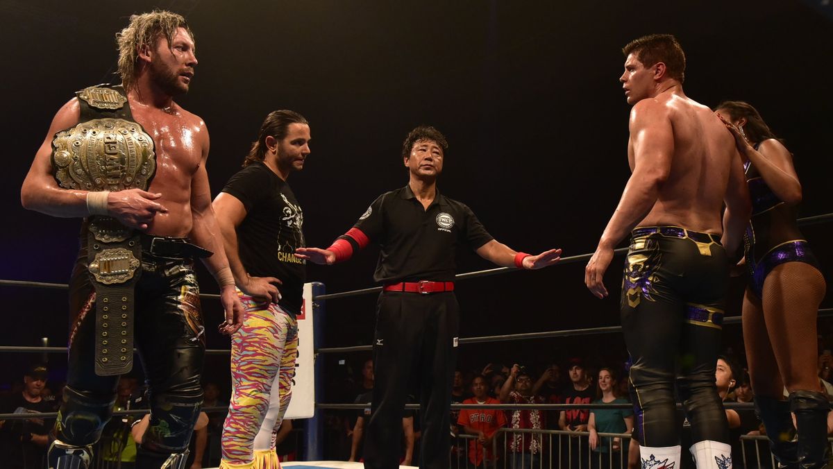 The Elite at NJPW’s G1 Special in San Francisco.