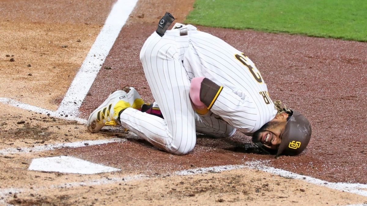Fernando Tatis Jr. injured himself on a swing. Blech!
