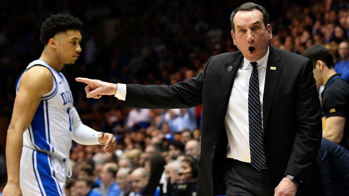 Duke Coach Mike Krzyzewski has been outspoken about playing college hoops during a pandemic.