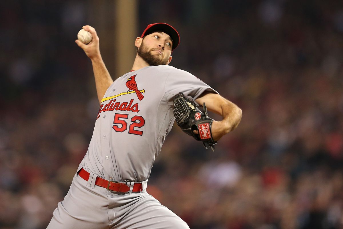 Michael Wacha is going to the park where he became a World Series star in 2013.