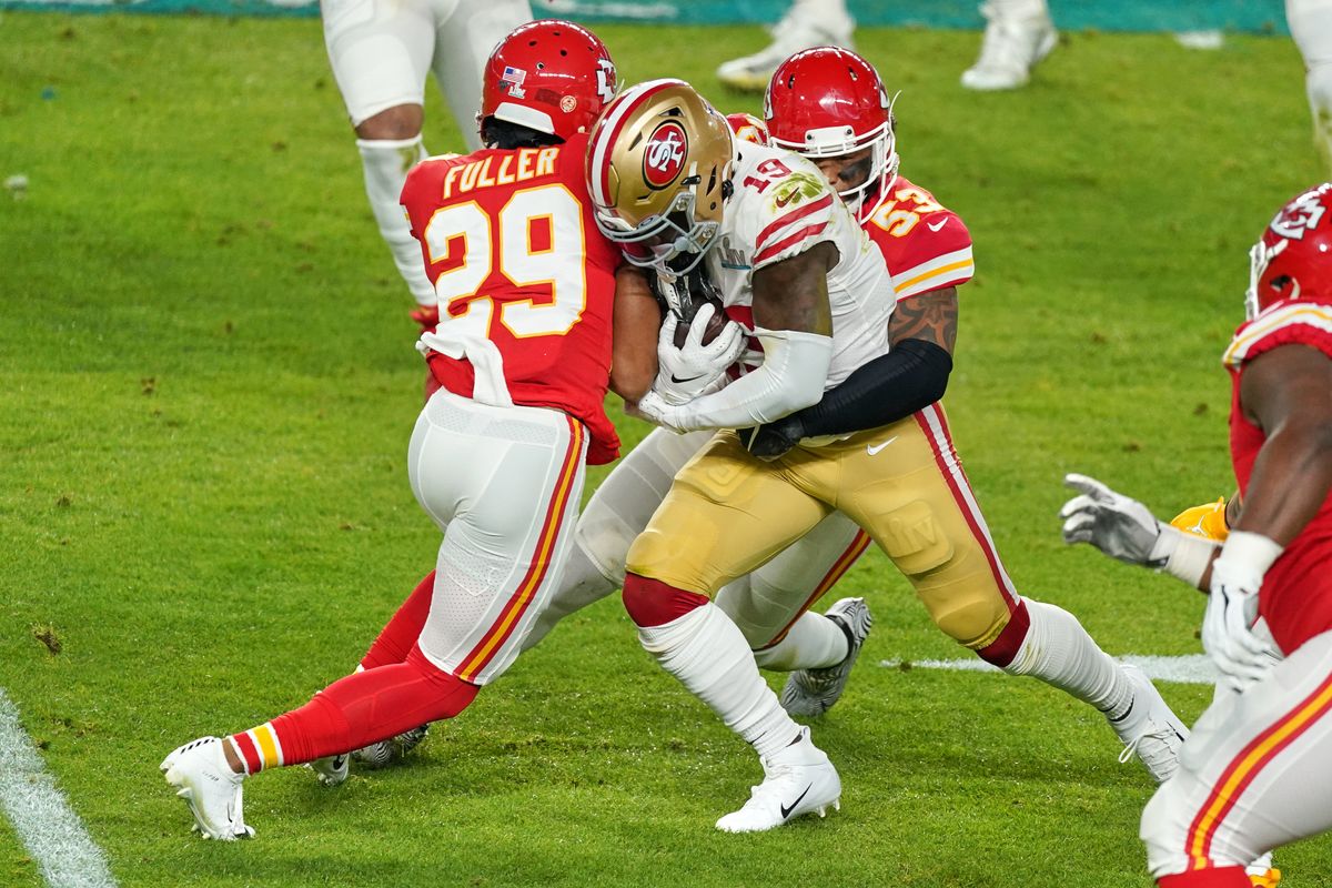 The Niners and Chiefs faced off in 2020's Super Bowl LIV.