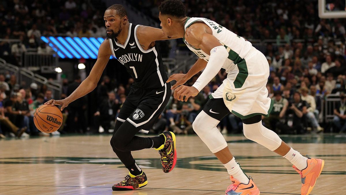 Kevin Durant and company got trounced by Giannis’ Bucks in Tuesday night’s NBA season opener.