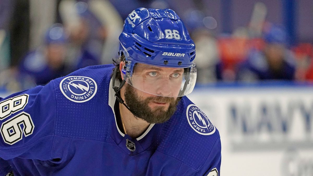 Nikita Kucherov missed the regular season after hip surgery.