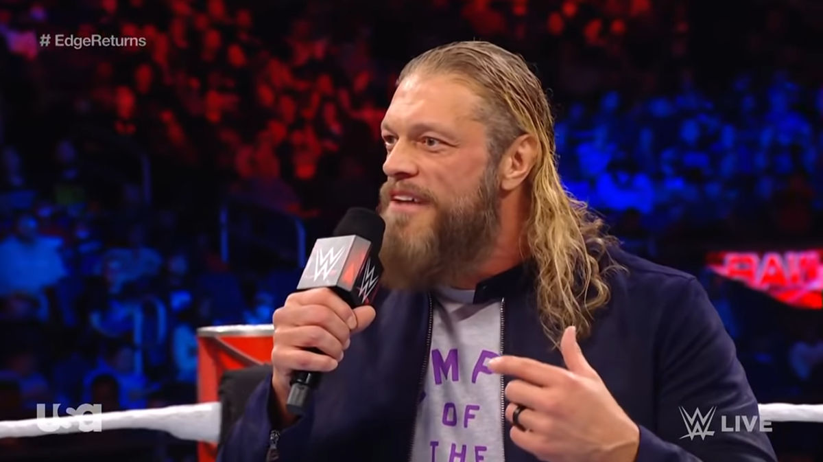 Edge’s segment on Monday Night Raw mentioned recent WWE layoffs.
