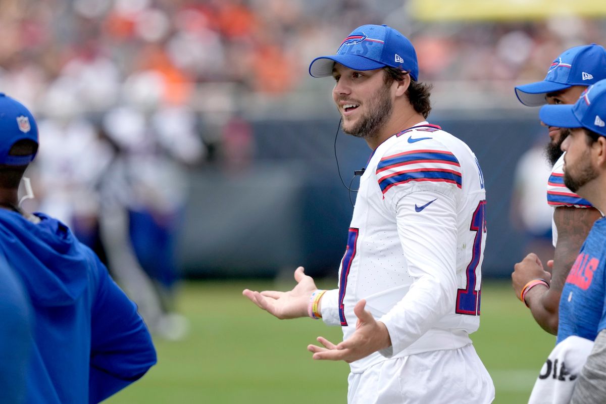 Josh Allen has been silent in the  face of Bills owner Terry Pegula’s alleged racist comments.