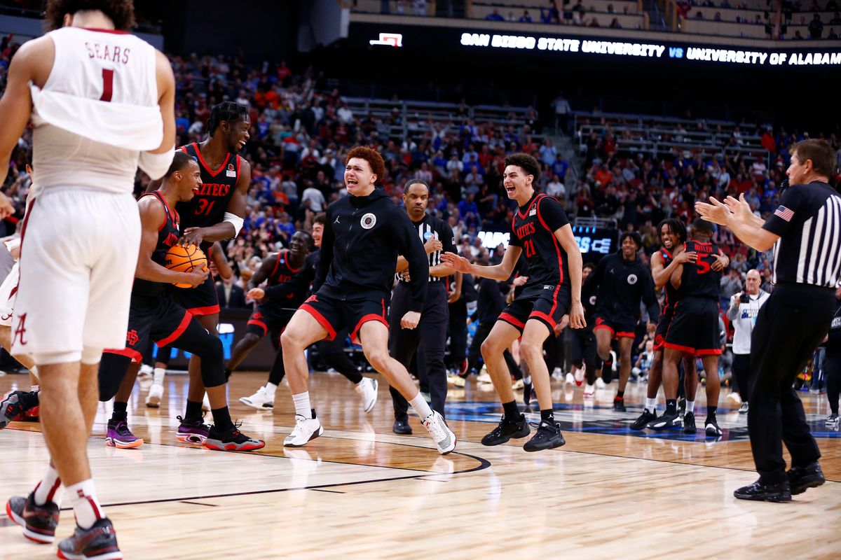 San Diego State sent No. 1 seed Alabama packing