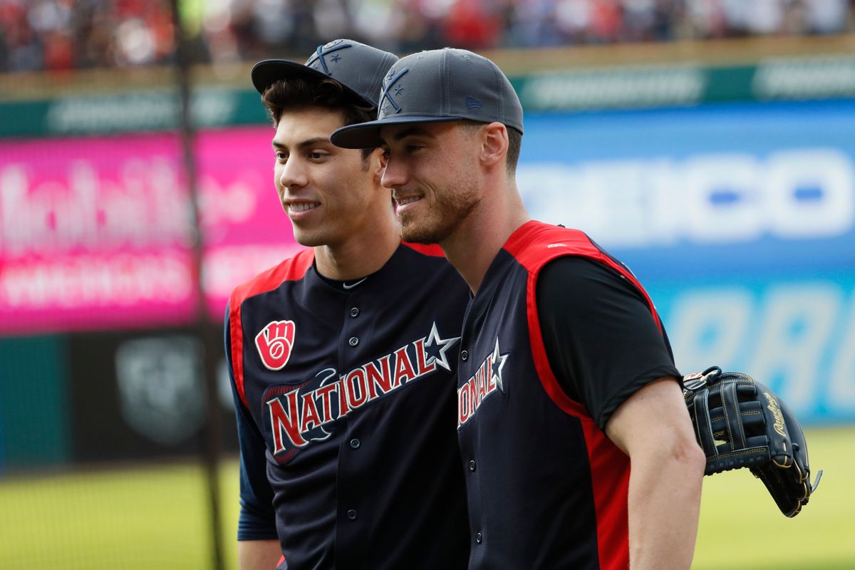 Christian Yelich (l.) and Cody Bellinger