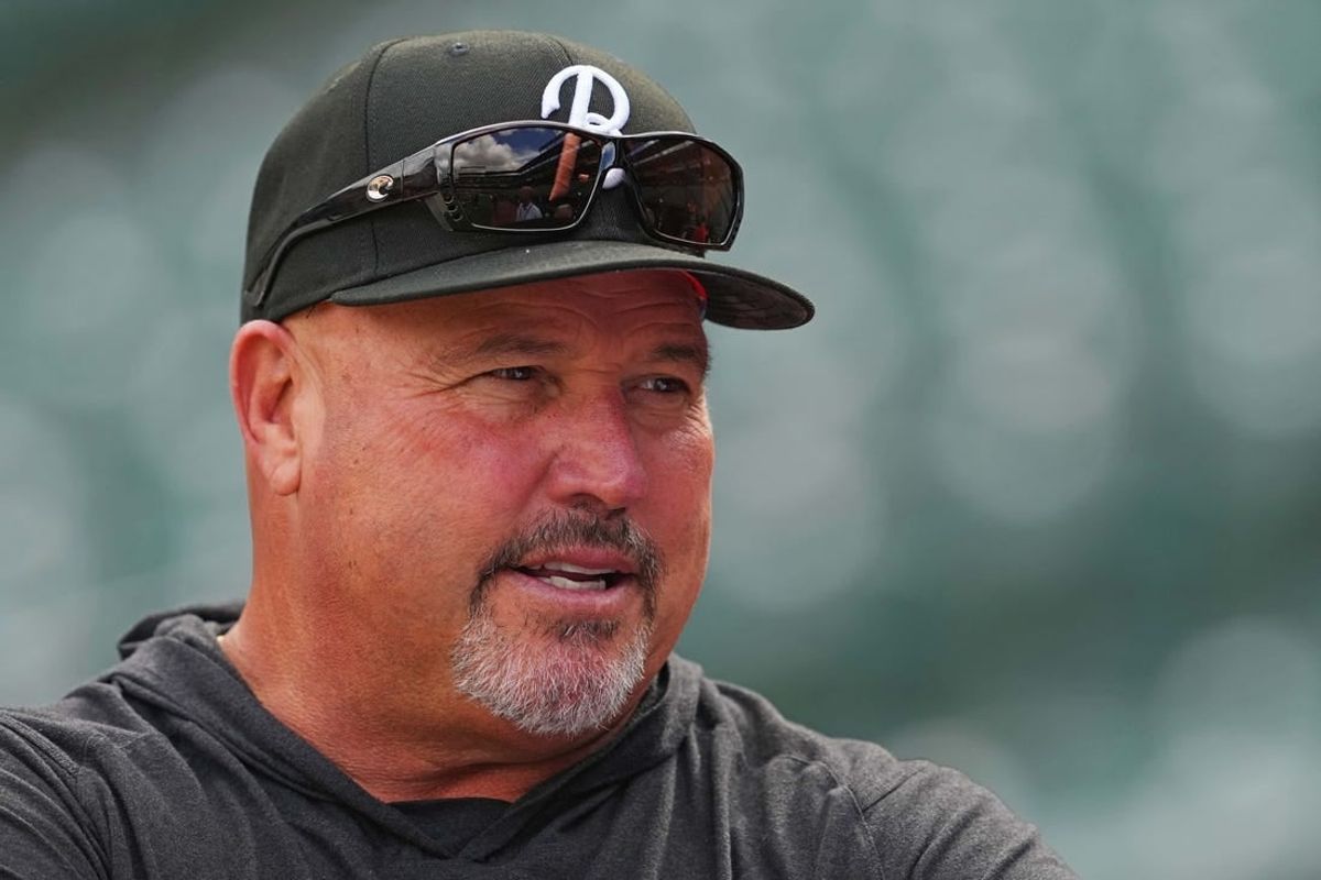 Oct 8, 2023; Baltimore, Maryland, USA; Baltimore Orioles manager Brandon Hyde (18) looks on before game two of the ALDS for the 2023 MLB playoffs against the Texas Rangers at Oriole Park at Camden Yards.