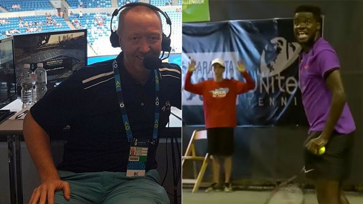 Mike Cation (left); Frances Tiafoe