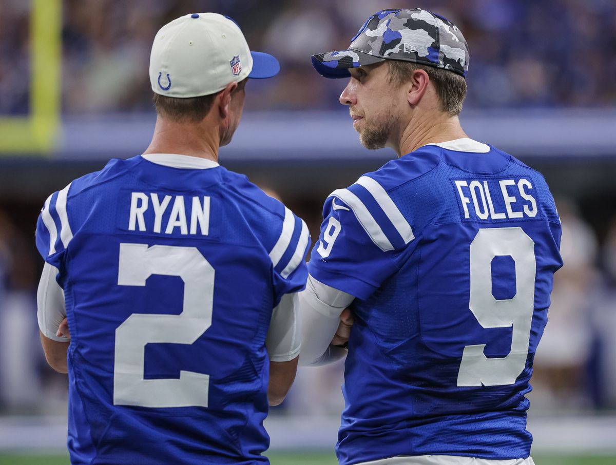 The Colts moved on from Carson Wentz and added Matt Ryan, with Nick Foles as his backup