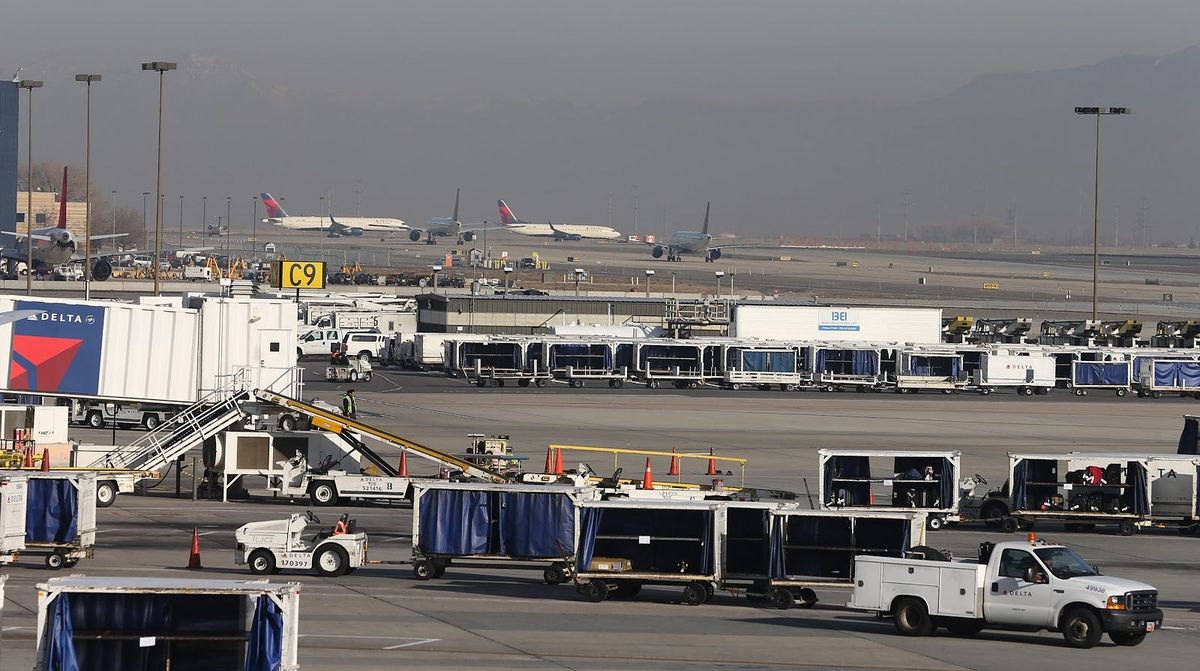 Little did we know on March 12 that scenes like this, of the tarmac in Salt Lake City, would be on hold indefinitely.