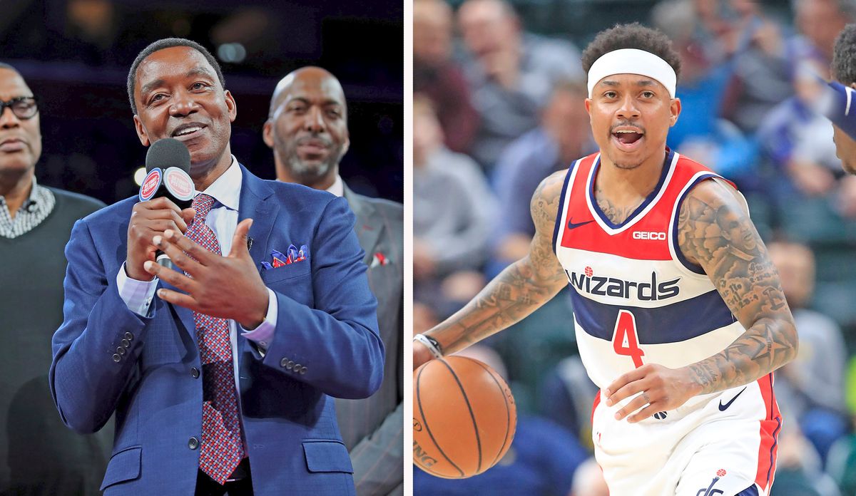 Isiah Thomas (l.) played for the Pistons In the 80s and 90s while Isaiah Thomas (r.) currently plays for the Wizards.