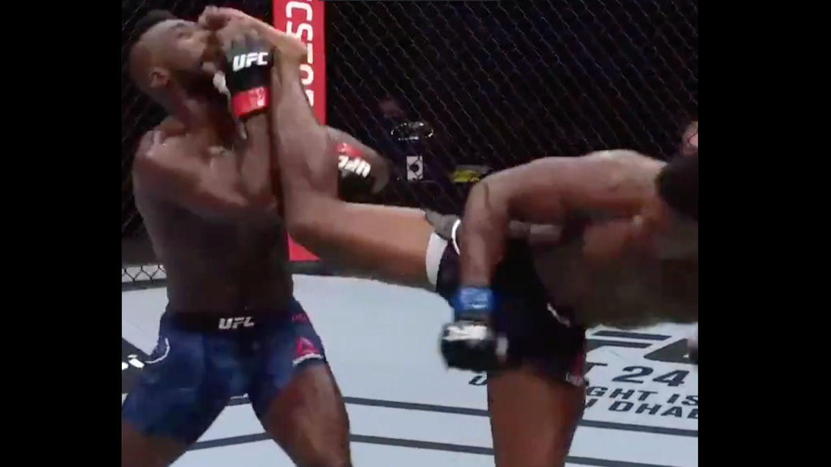 Joaquin Buckley delivered an utterly insane knock out.